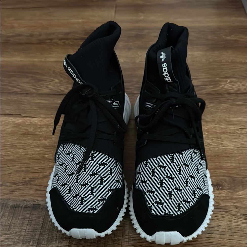 Adidas Black and White Sneakers